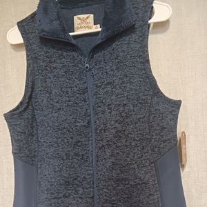 Faded Glory Zip Up Vest New With Tags